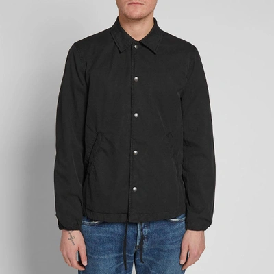 Shop Save Khaki Twill Warm Up Jacket In Black