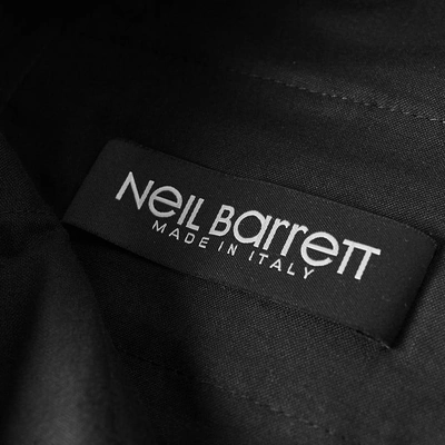 Shop Neil Barrett Cuffed Track Pant In Black