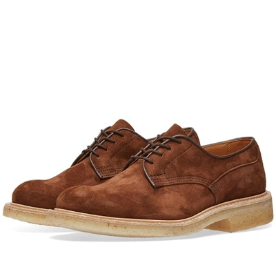 Shop Tricker's Woodstock Derby Shoe In Brown