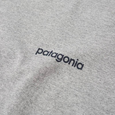 Shop Patagonia Line Logo Badge Responsibili-tee In Grey