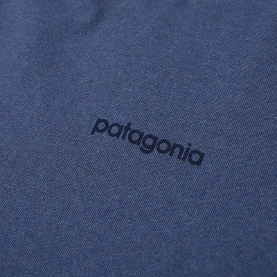 Shop Patagonia Line Logo Badge Responsibili-tee In Blue