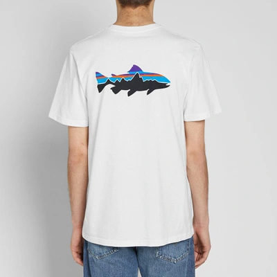 Shop Patagonia Fitz Roy Trout Responsibili-tee In White