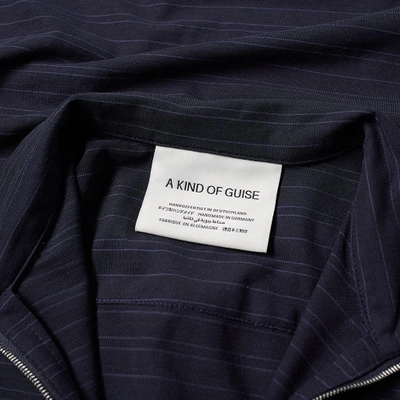 Shop A Kind Of Guise Fremont Half Zip Shirt In Blue