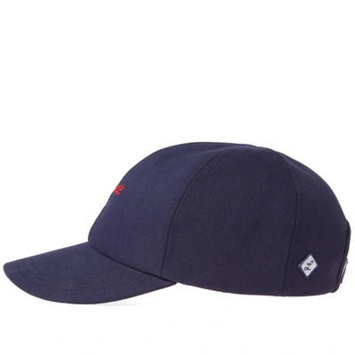 Shop Larose Paris Logo Baseball Cap In Blue