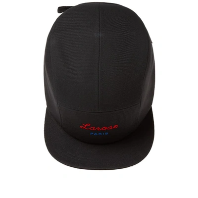 Shop Larose Paris Logo 5-panel Cap In Black