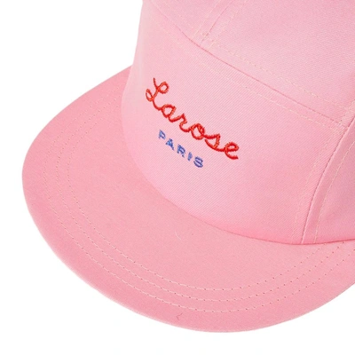 Shop Larose Paris Logo 5-panel Cap In Pink