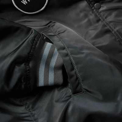 Shop Wtaps Bench Jacket In Grey