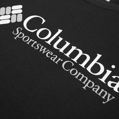 Shop Columbia Two Tone Logo Tee In Black