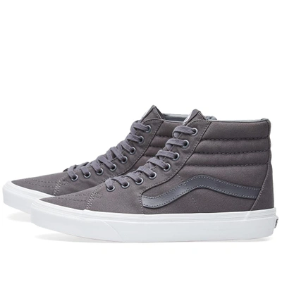 Shop Vans Sk8-hi Mono Canvas In Grey