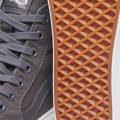 Shop Vans Sk8-hi Mono Canvas In Grey