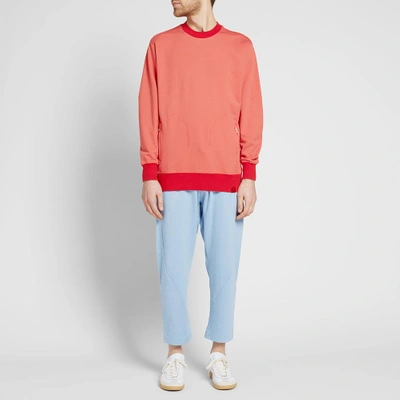 Shop Adidas Consortium Adidas X Oyster Holdings Xbyo Crew Sweat In Red