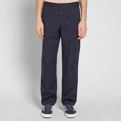 Shop Norse Projects Aros Light Twill Chino In Blue