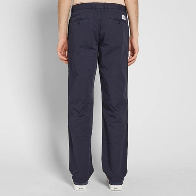 Shop Norse Projects Aros Light Twill Chino In Blue