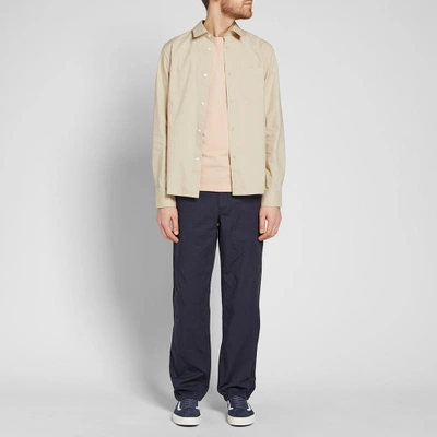Shop Norse Projects Aros Light Twill Chino In Blue