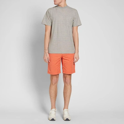 Shop Norse Projects Aros Light Twill Short In Orange