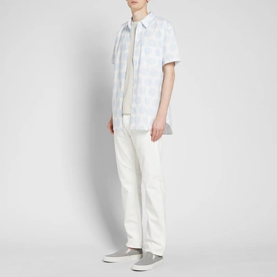 Shop Comme Des Garçons Shirt Comme Des Garcons Shirt Short Sleeve Dot Print Shirt In White