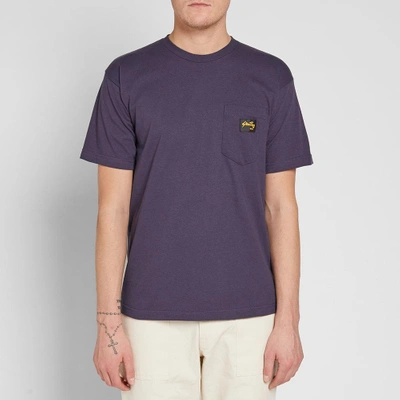 Shop Stan Ray Stan Pocket Tee In Blue