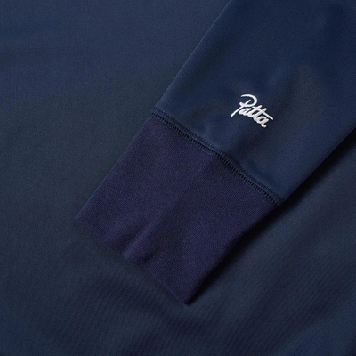 Shop Patta Warm Up Crew Sweat In Blue