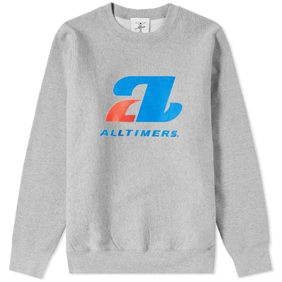 Shop Alltimers Russ Crew In Grey