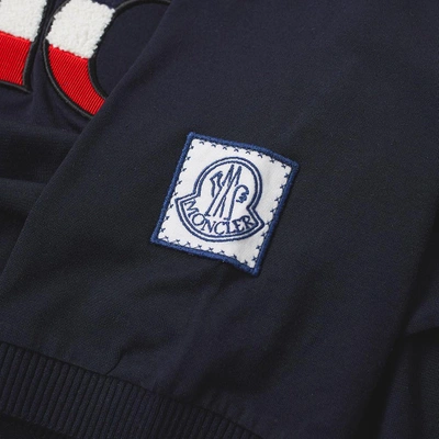 Shop Moncler Gamme Bleu Logo Tee In Blue