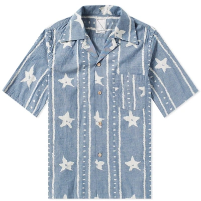 Shop Soulive Kaina Vacation Shirt In Blue
