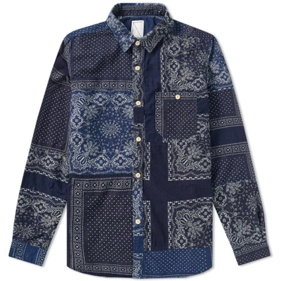 Shop Soulive Bandana Ranru Shirt In Blue