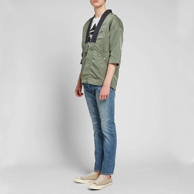 Shop Soulive Haoki Flight Jacket In Green