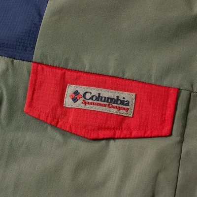 Shop Columbia Hood River 1991 Pullover Jacket In Green
