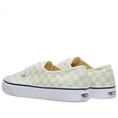 Shop Vans Authentic Checkerboard In Blue