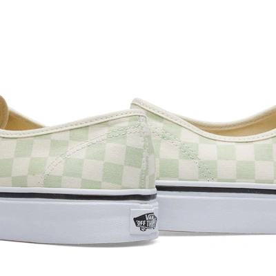 Shop Vans Authentic Checkerboard In Blue