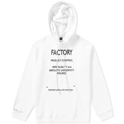 Shop Mr Completely Mr. Completely Print Factory Hoody In White