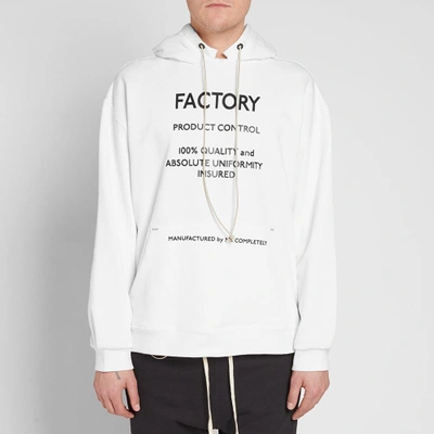 Shop Mr Completely Mr. Completely Print Factory Hoody In White