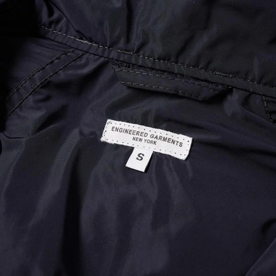 Shop Engineered Garments Atlantic Parka In Blue