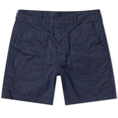 Shop Engineered Garments Fatigue Short In Blue