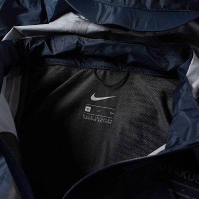 Shop Nike X Undercover Gyakusou Hooded Jacket W In Blue