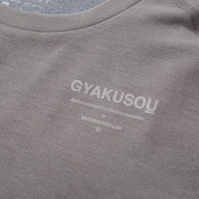 Shop Nike X Undercover Gyakusou Long Sleeve Dri-fit Tee W In Grey