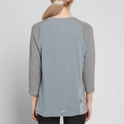 Shop Nike X Undercover Gyakusou Long Sleeve Dri-fit Tee W In Grey