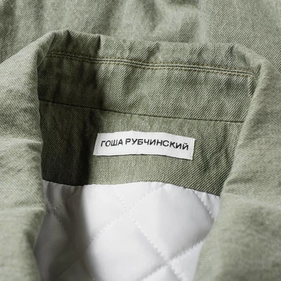 Shop Gosha Rubchinskiy Bomber Jacket In Green