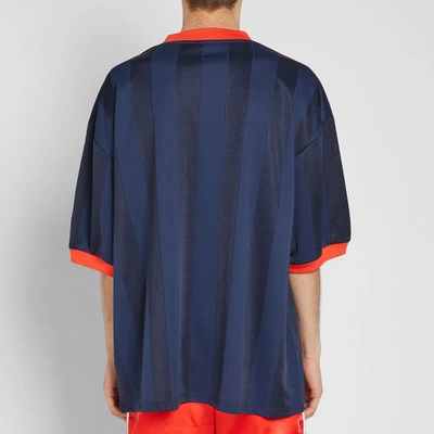 Shop Gosha Rubchinskiy X Adidas Football Tee In Blue