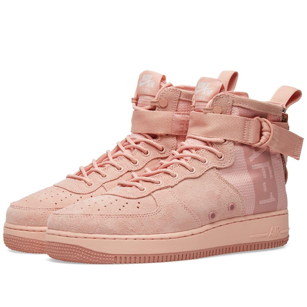 nike air force 1 mid rosa