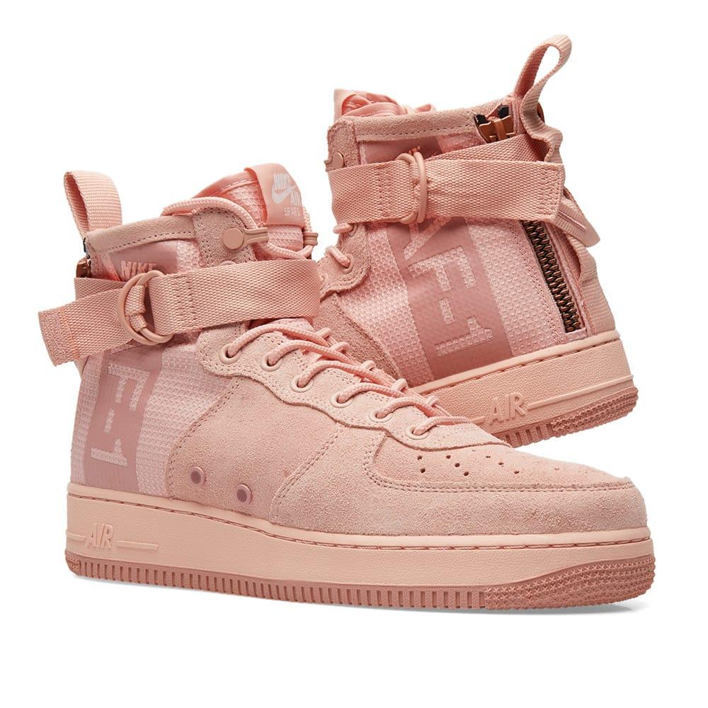 mens pink suede air force 1