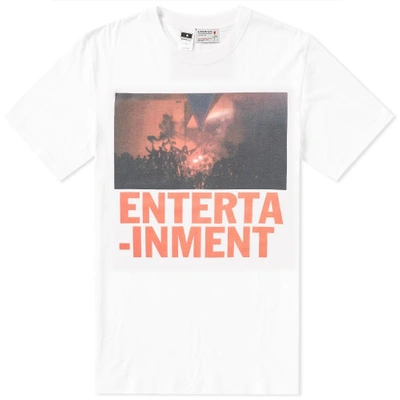 Shop A.four Labs A Four Labs Entertainment 02 Tee In White