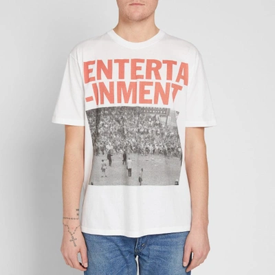 Shop A.four Labs A Four Labs Entertainment 01 Tee In White