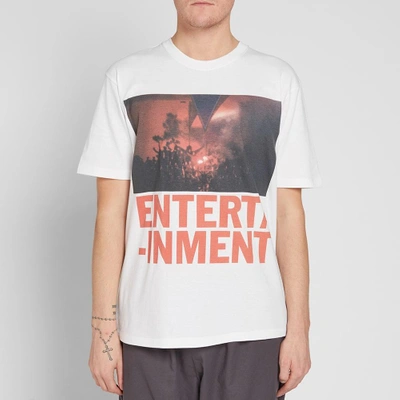 Shop A.four Labs A Four Labs Entertainment 02 Tee In White