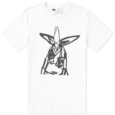Shop A.four Labs A Four Labs Point Man Unkle Tee In White