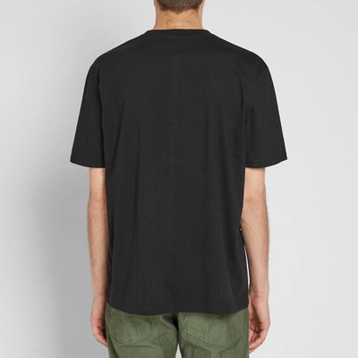 Shop A.four Labs A Four Labs Point Man Unkle Tee In Black