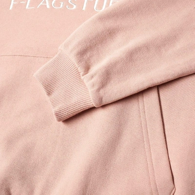 Shop Flagstuff Kiss Zip Neck Hoody In Pink