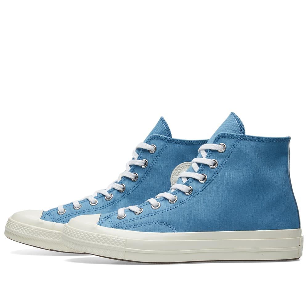 converse chuck 70 stripe chambray high top