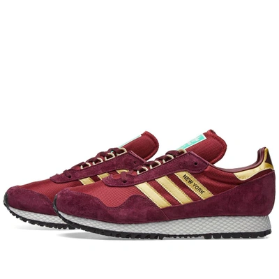 Adidas new york burgundy outlet