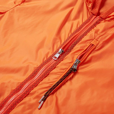 Shop Moncler Sylvamar Nylon Hooded Windbreaker In Orange